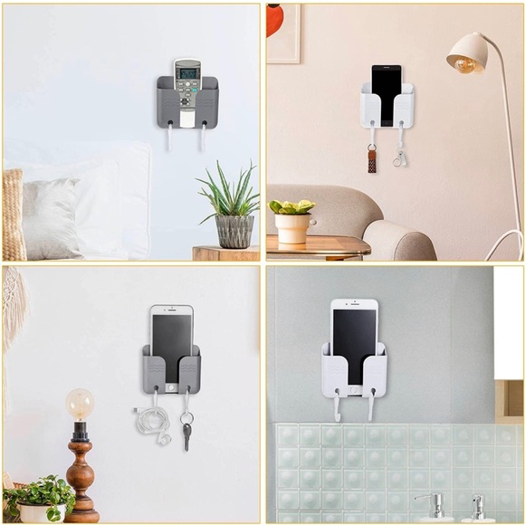 2 pieces Adhesive Wall Mount Phone Holders BRAND NEW - Picture 7 of 8